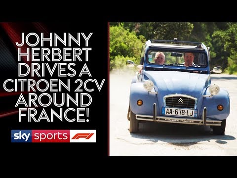 Johnny Herbert and Ted Kravitz drive a Citroen 2CV around France!