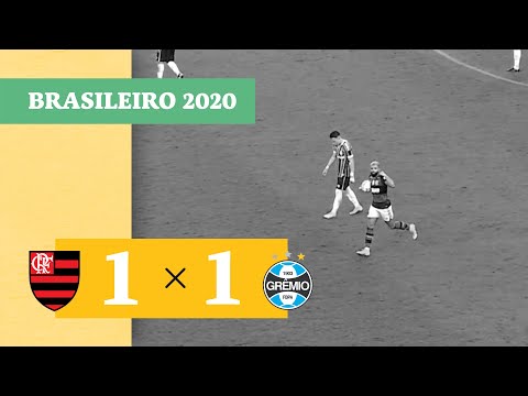 Gol do Flamengo: 1 x 1 Grêmio. Gabriel empata o jogo com cobrança de pênalti