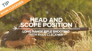 , Put the rifle butt firmly in the pocket of your shoulder.