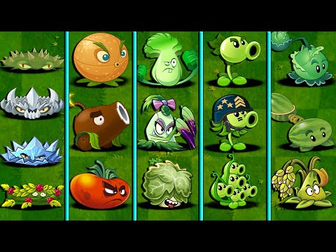PvZ 2 Discovery - Evolution All Plants NOOB - PRO - HACKER - GOD