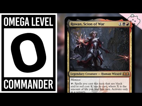 Omega Level Commander | Rowan, Scion of War | Incredibly Powerful | Deck Tech | EDH | MTG