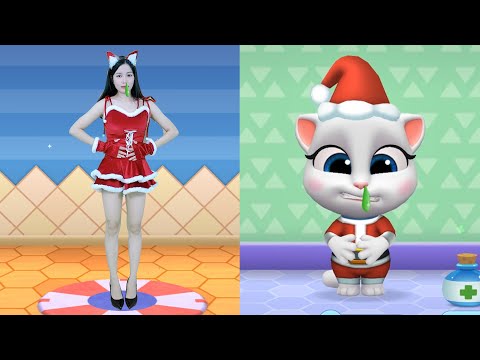 My Talking Tom Friends Imitate Angela Noel In the Real Life