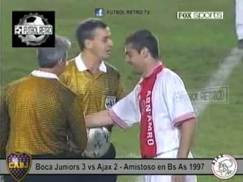 Boca Jrs 3 vs Ajax 2 Amistoso 1997 Pompei, LaPaglia, Islas, Mariano Juan, Gabrich  FUTBOL RETRO TV