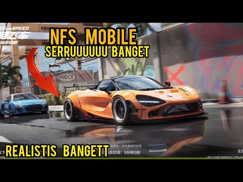 Game NFS Mobile (BETA) sumpah KEren banget gaessss ini