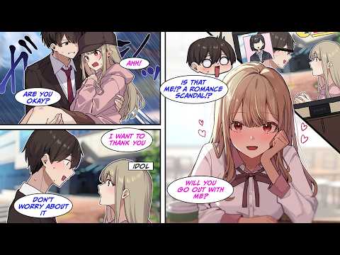 [Manga Dub] I saved an idol from falling down the stairs, and woke up to a tabloid romance scandal