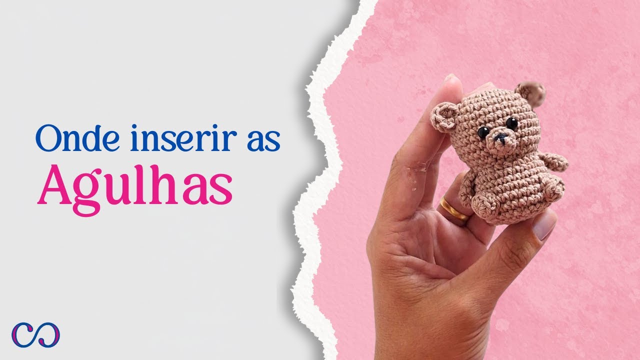 6. Como Inserir a Agulha nos Pontos de Crochê para Amigurumi Passo a Passo para Iniciantes