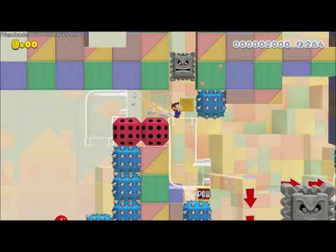 [SMM2] The PipeSmashers (First Super Mario 3D World Kaizo Level)
