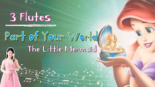 【フルート３重奏】パート・オブ・ユア・ワールド (Disneyリトルマーメイド)　[ Flute Trio ] Part of Your World (The Little Mermaid)