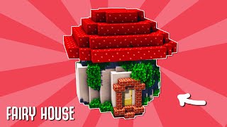 Minecraft | Fantasy Mushroom Fairy house | Forest Design (Tutorial)