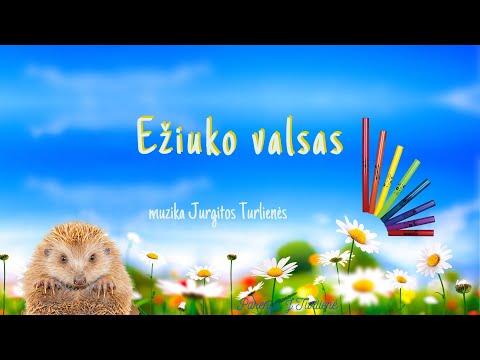 Ežiuko valsas - perkusiniams vamzdžiams (boomwhackers)