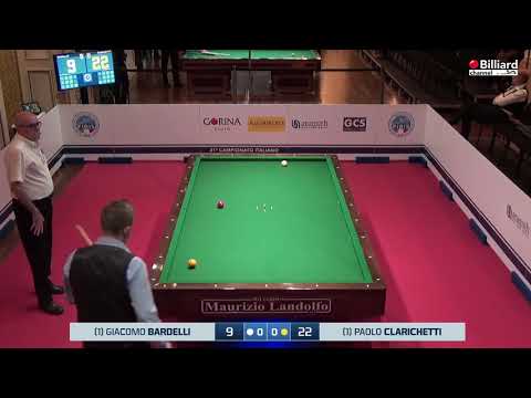 Bardelli Giacomo VS Clarichetti Paolo - 21° Campionato Italiano Sanremo