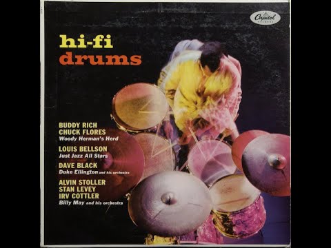 Woody Herman's Herd featuring Chuck Flores "Skinned" 1958 "Hi-Fi Drums" Capitol