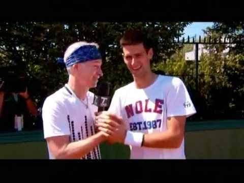 Djokovic and McEnroe - 2011 Roland Garros