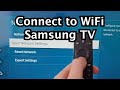 How To Connect To WiFi On Samsung Smart TV
