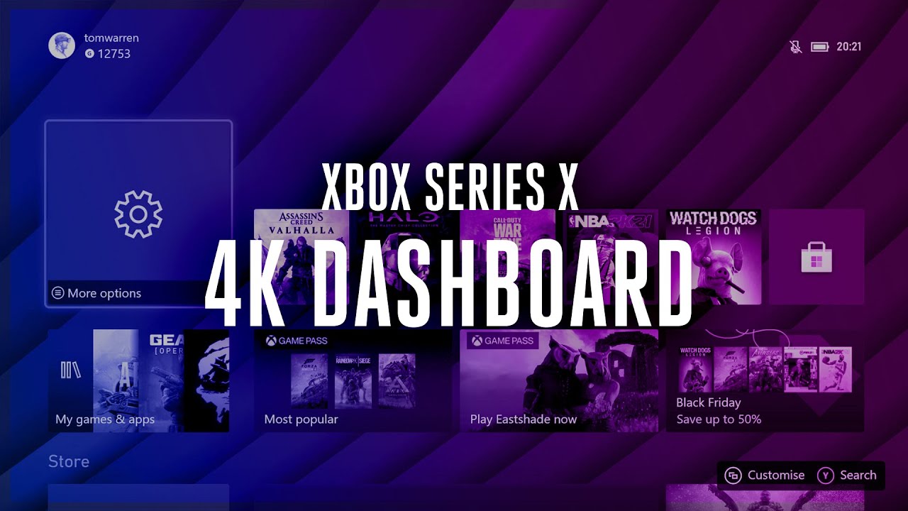Night Mode and 4K interface: A new system update for Xbox Series X has been released