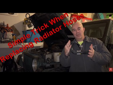 Replace Radiator Hose on Jeep Wrangler *Tips Included* #jeepwranglertj #jeepwrangler