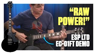 Video thumbnail for Streamlined ESP LTD Deluxe EC-01FT Electric Guitar Demo by Guitar World