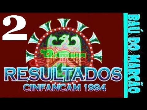 RESULTADOS PARTE 2 - CAMAÇARI 1994 - BAÚ DO MARCÃO