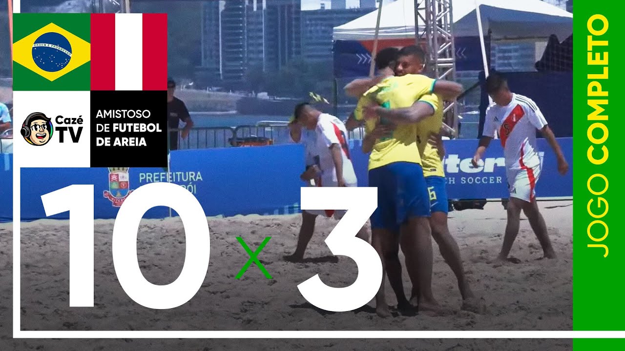 AO VIVO: BRASIL X PERU | AMISTOSO DE BEACH SOCCER | JOGO 1