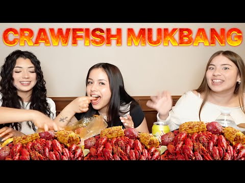 CRAWFISH MUKBANG WITH VAL & DANO ( Las Girlz ??)