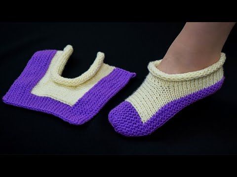Quick slippers easily and simply - even a beginner can handle it!