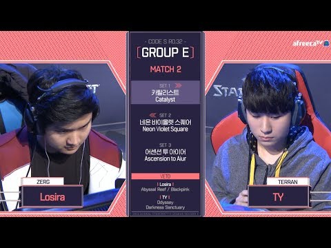 [2018 GSL Season 1]Code S Ro.32 Group E Match2 Losira vs TY
