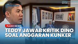Teddy Skakmat Kritik Dino Patti Djalal: Prabowo Pakai Uang Pribadi Jika Biaya Kunker Lewati Anggaran