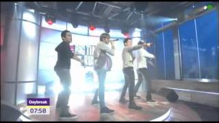 Big Time Rush performs on the UK&#39;s Daybreak  - July 13th 2011