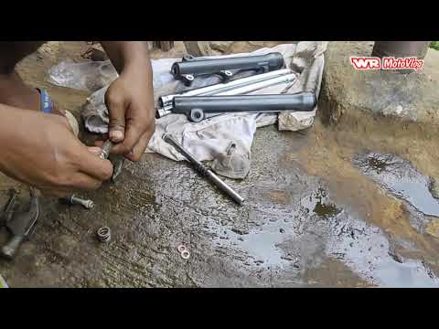 cara pasang peninggi shock depan beat matic Honda , Beat Jinjit