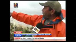 preview picture of video 'Mau tempo abre Barra na Fuzeta - Notícia TVI'