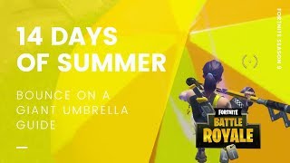 Fortnite 14 Days of Summer: All Giant Beach Umbrellas Locations