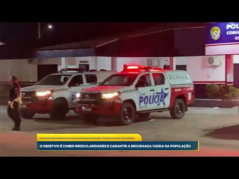 Polícia Militar intensifica fiscalização com a operação “Trânsito Seguro” em Tailândia