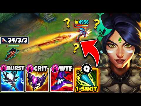 NIDALEE BUT I ONLY NEED ONE SPEAR TO KILL YOU (34 KILLS, GIANT SPEARS)