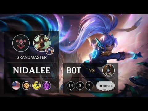 Nidalee Bot vs Jhin - NA Grandmaster Patch 9.20