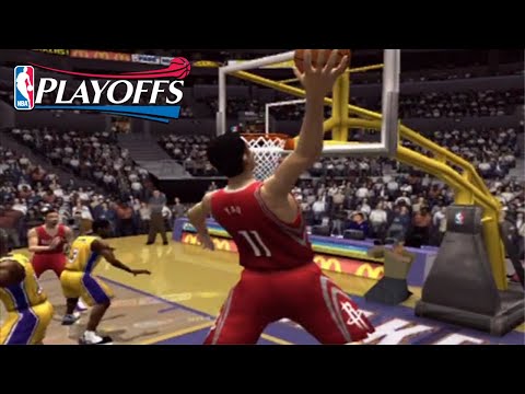 Changing NBA History: 2004 Playoffs Round 1 Rockets vs Lakers (NBA Live 2004)