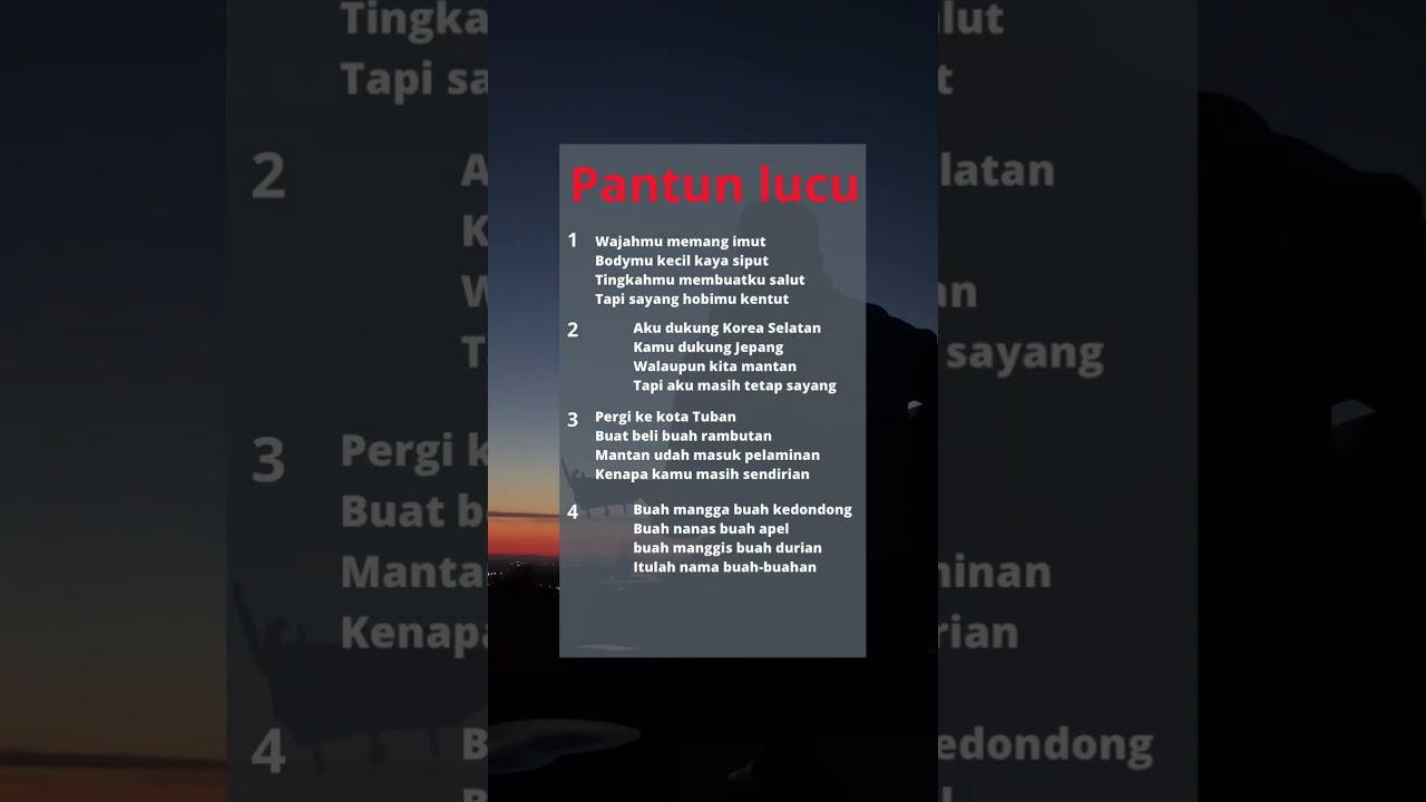 Pantun jenaka#shorts #pantun #pantunjenaka