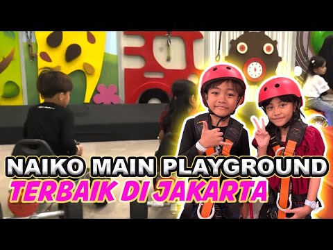 NAIKO AND CARISSA PLAY ON THE PLAYGROUND IN JAKARTA ‼️🍄 MANY TOYS THAT ARE NOT AVAILABLE IN SEMARANG