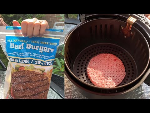 Air Fryer Frozen Burgers - How To Cook Frozen Hamburger Patties In The Air Fryer
