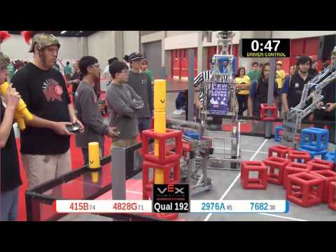 2015 VRC Arts Q192 - 415B 4828G vs 2976A 7682 - 53 to 68 - VEX Worlds 2015 - Arts Division