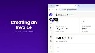Agree.com Quick Demo — Creating an Invoice