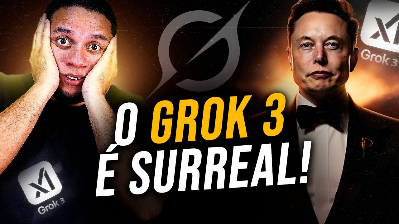 O GROK 3 é SURREAL! Conheça a nova Inteligência Artificial do Elon Musk