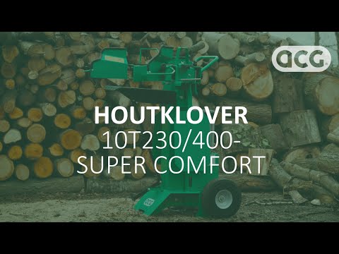 Houtklover 10T230/400 SUPER COMFORT | ACG® Houtklovers #houtklover #holzspalter #8ton #acg