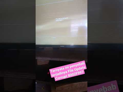 TERNYATA INI YANG MEMBUAT PS3 UPDATE SYSTEM CORRUPT 8002F997