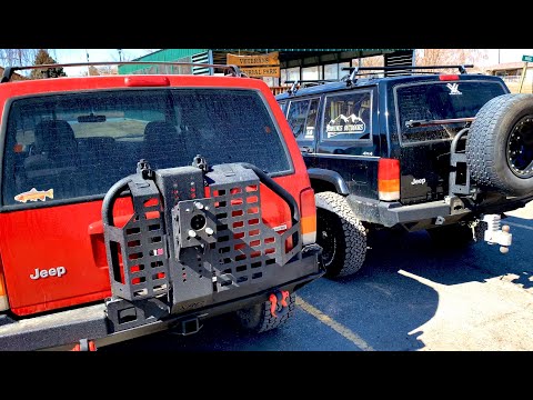 HOW TO INSTALL A SMITTYBILT XRC REAR TIRE CARRIER ON YOUR JEEP XJ