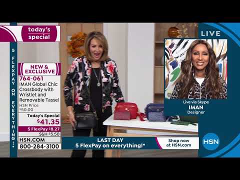 HSN | IMAN Global Chic Fashions 08.08.2021 - 12 PM
