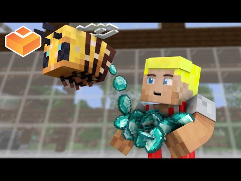 Diamant & Gold Bienen! + Gebäude fertig! - Minecraft Valhelsia - #39