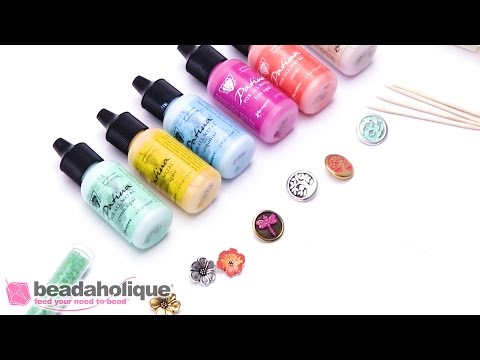 How to Use Vintaj Patinas to Add Color to Buttons