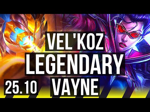 VEL'KOZ & Braum vs VAYNE & Bard (ADC) | 49k DMG, Legendary | EUW Diamond | 25.10