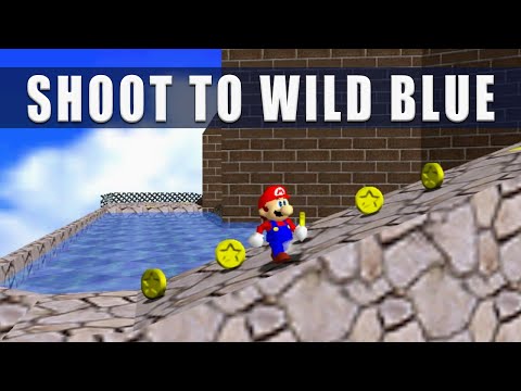 Super Mario 64 Switch Shoot into the Wild Blue Course 2 Whomp's Fortress - Mario 3D All Stars