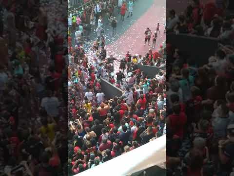 Entrada de bombos colon vs Banfield 2020